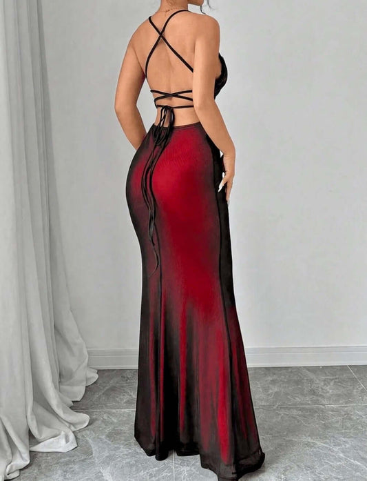 Scarlet Muse Backless Bodycon Dress
