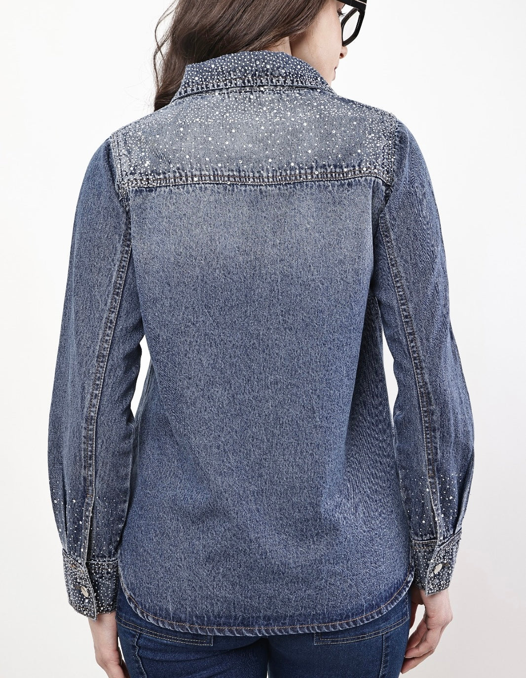 LuxeStyle Swarovski Shine Shirt