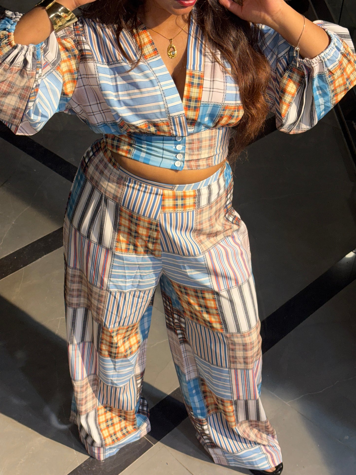Luxe Patchwork Co-ord Set
