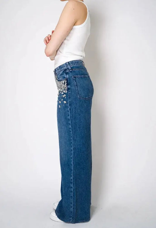 Luxestyle Pocket Work Denim Jeans