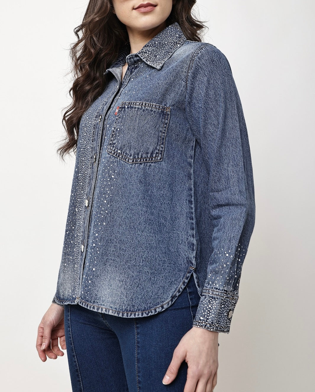 LuxeStyle Swarovski Shine Shirt