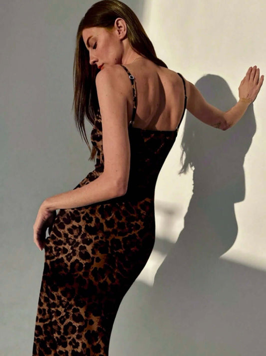 Cocoa Backless Slip Dress