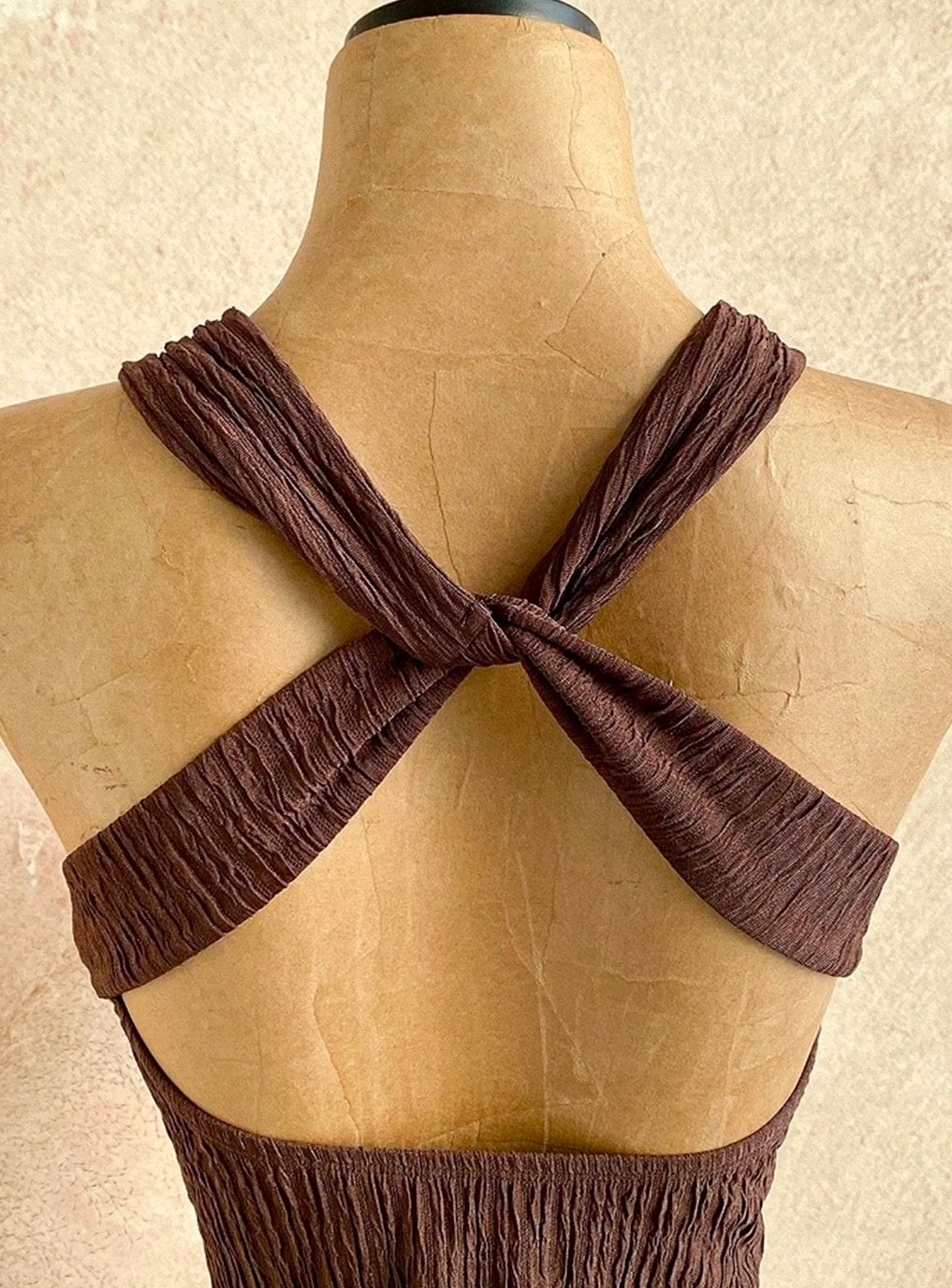 Mocha Muse Backless Bodycon Dress