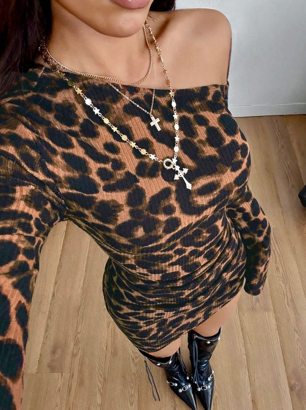 Luxe Asymmetric Contour Dress