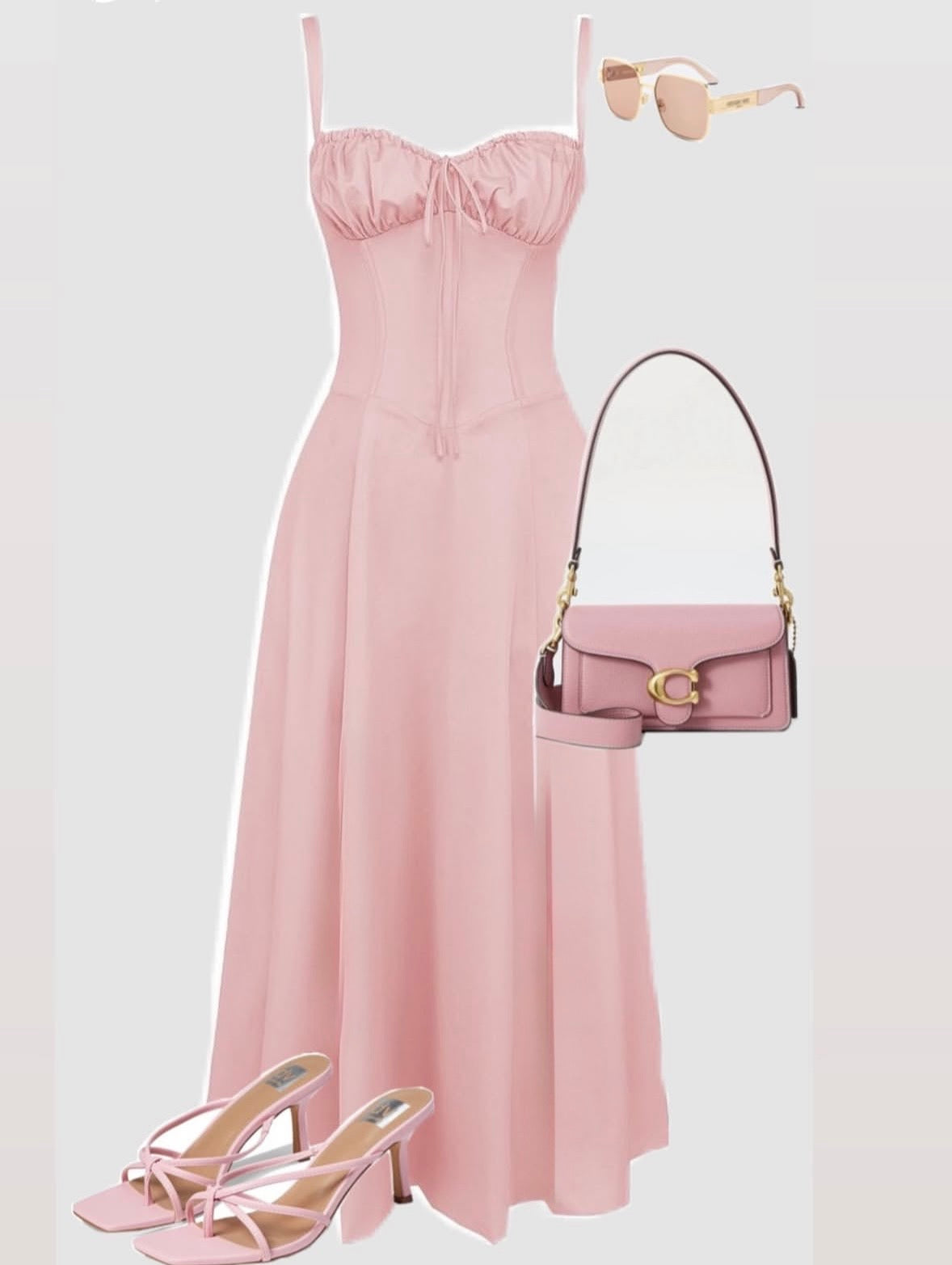 Luxe Lace-up Front Maxi Dress
